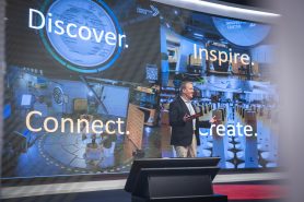 James Giedraitis sharing innovation pillars at AI in Action