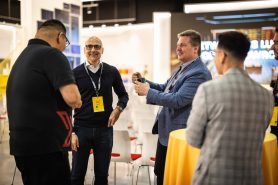 Networking at the AI in Action event