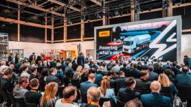 the stage at DHL New Energy Conference