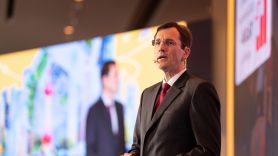 Tobias Meyer speaking at DHL Now & Next China summit