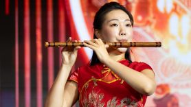  Traditional Chinese performance at DHL event