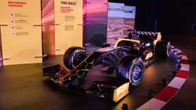 Formula 1 car on show at DHL Now & Next summit