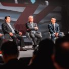 On-stage panel at DHL New Energy conference