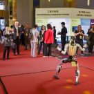 Robot dances at DHL event