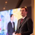 Tobias Meyer speaking at DHL Now & Next China summit