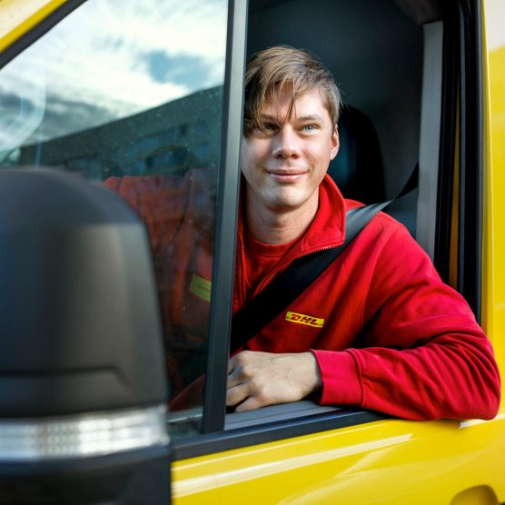 Meet a peak-season driver for DHL Freight - Delivered - Global