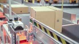 Parcel is scanned