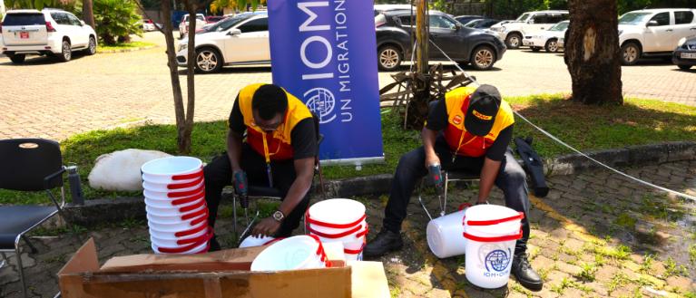IOM and DHL cooperation: humanitarian logistics