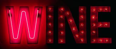Wine neon sign