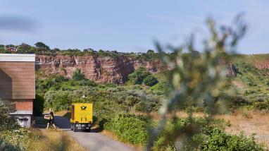 Paketzustellung in Helgoland