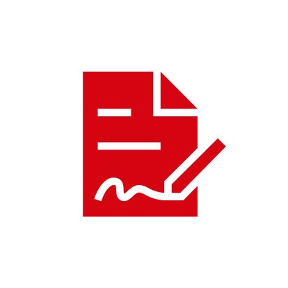 Ein Symbol für eine Vertragsunterzeichnung.
