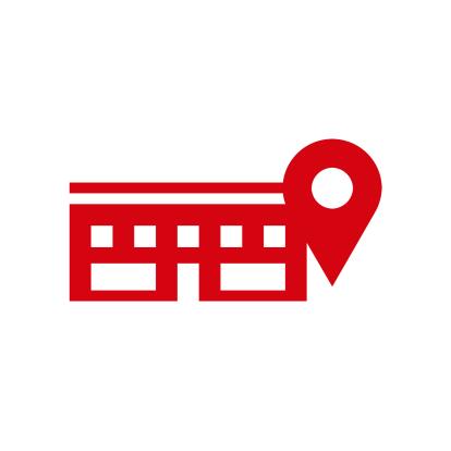 Ein Symbol für den Lagerstandort.