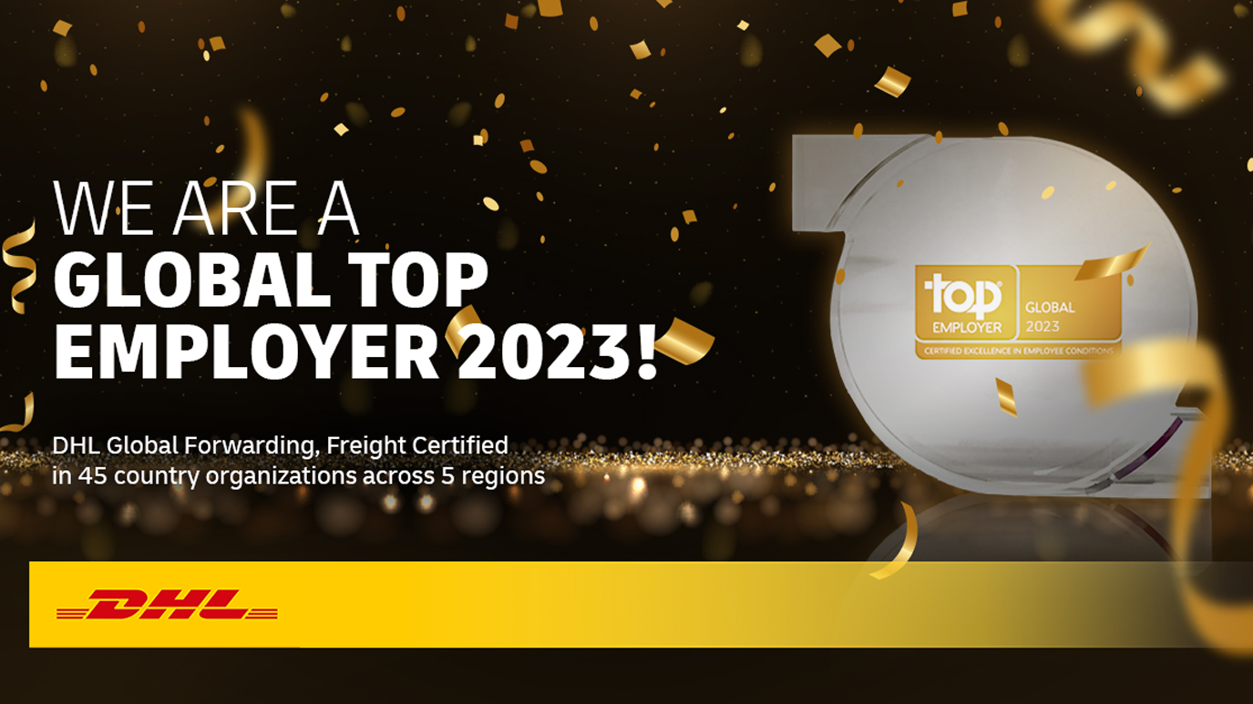 DHL Global Forwarding Asia Pacific Recognized as Top Employer 2023