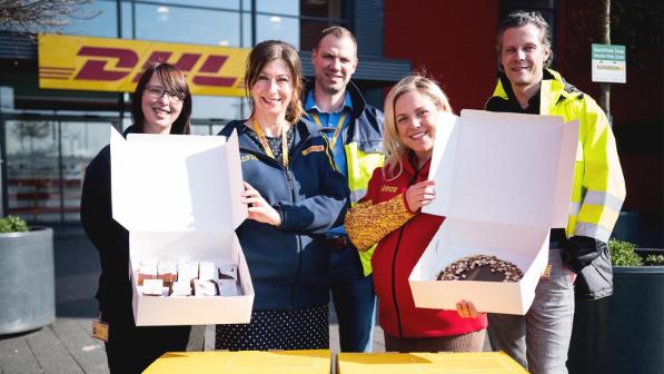 Cake Surprise at DHL Hub Leipzig | DHL | Germany