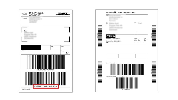 Tracking Labels Dhl Denmark