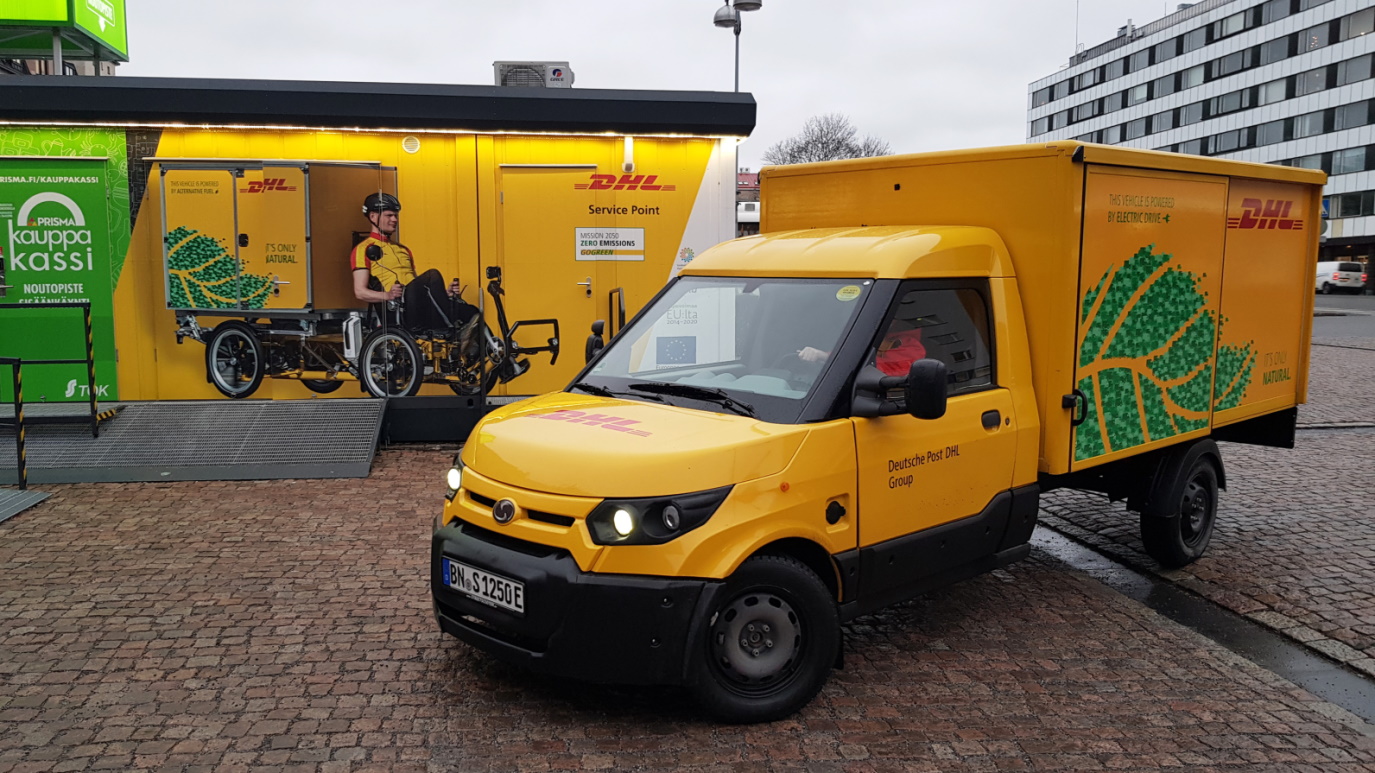 DHL Express testaa sähköautojakelua Turussa - DHL - Suomi