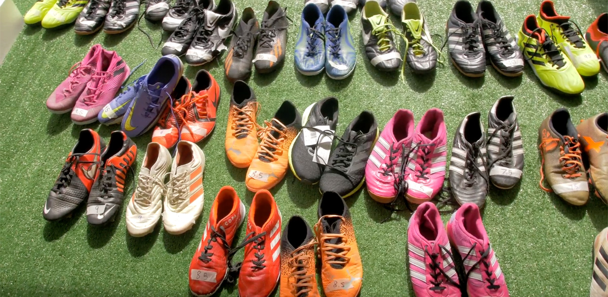Charity Boots how we helped a charity donate football boots to those