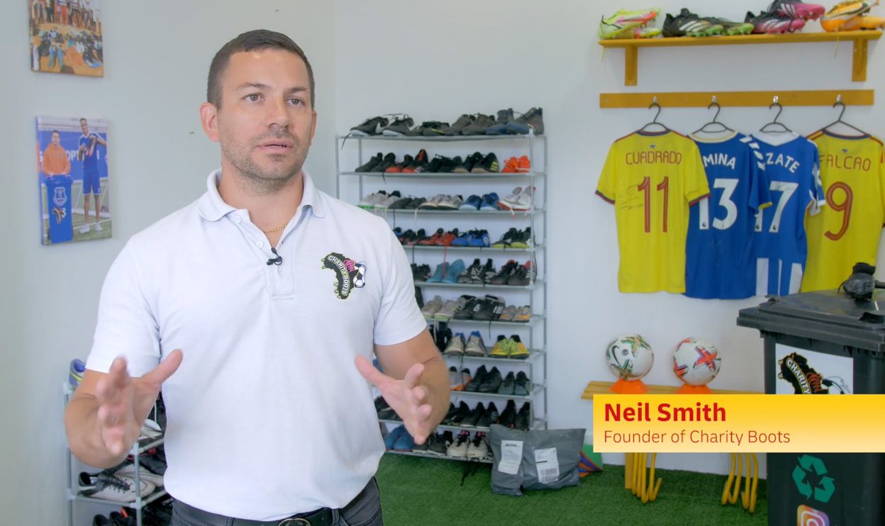 Charity Boots how we helped a charity donate football boots to those