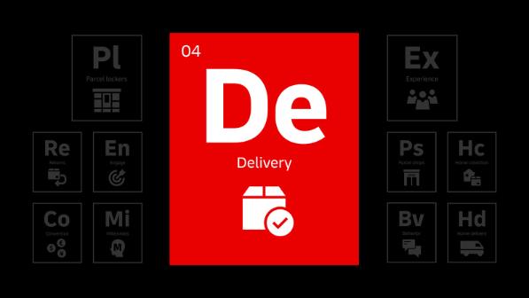De – Delivery element symbol