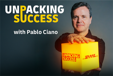 Image Pablo Citano holding a package