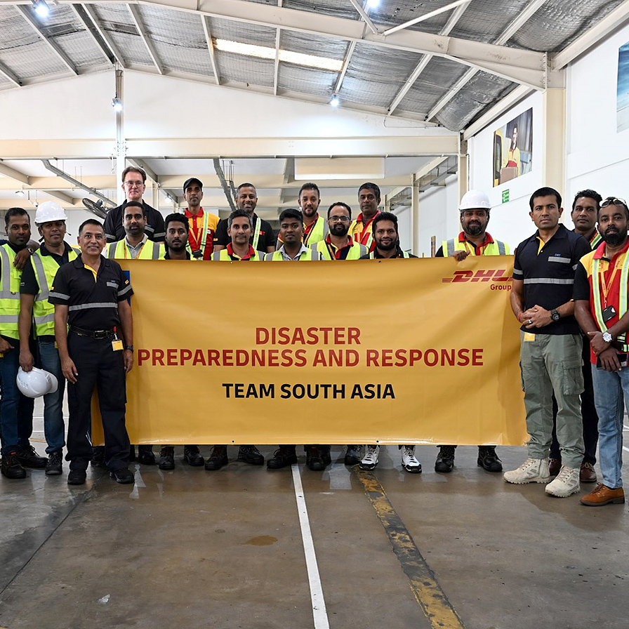 Dhl group s gohelp program conducts disaster response team training in