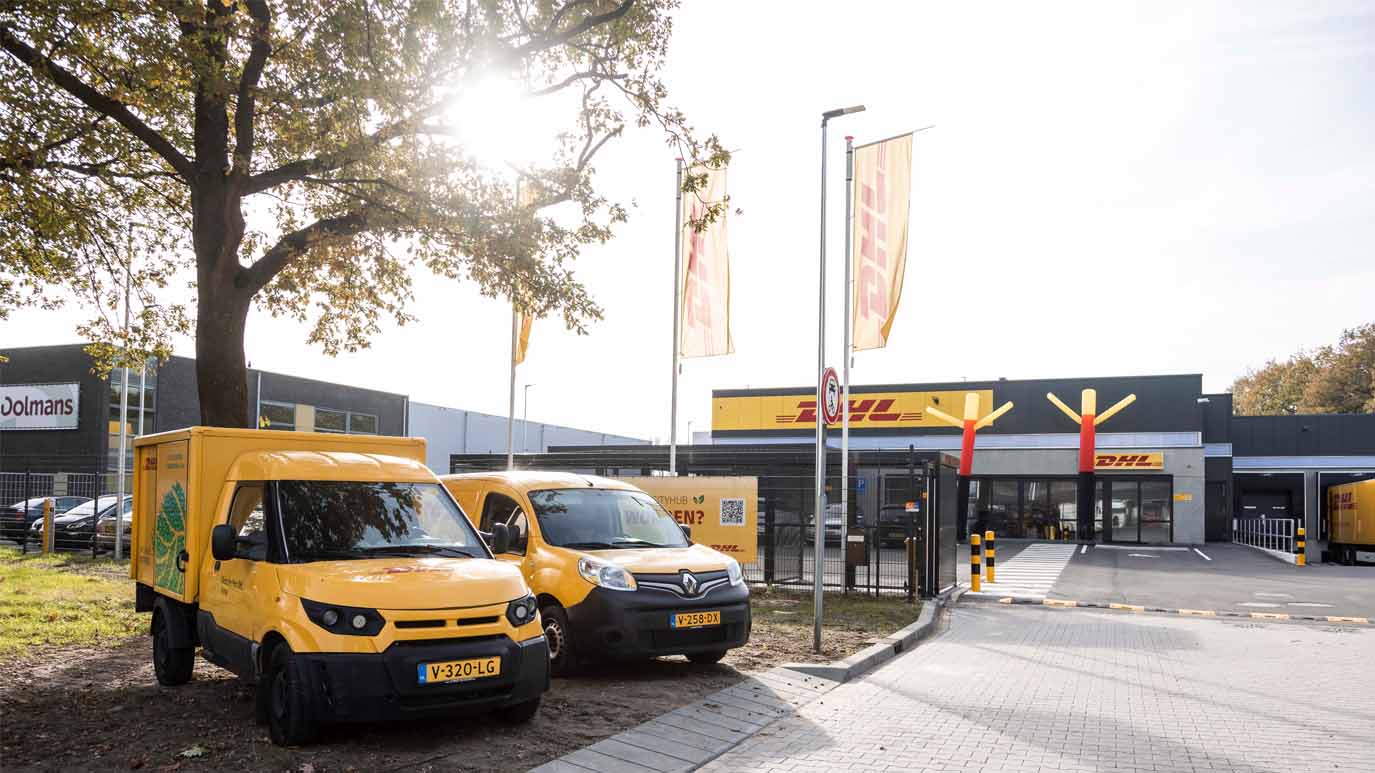 DHL Parcel opent klimaatneutrale CityHub voor regio Tilburg DHL Nederland