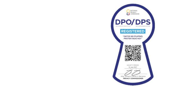 DHL PH NPC Seal of Registration