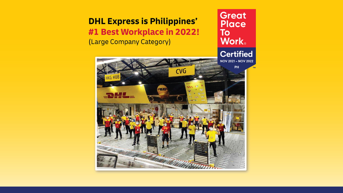 DHL Express Tops Great Place to Work® in the Philippines DHL