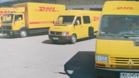 stare ciężarówki DHL