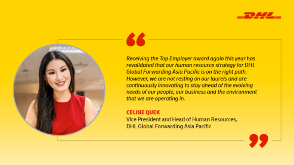 DHL Global Forwarding named among best workplace in Asia