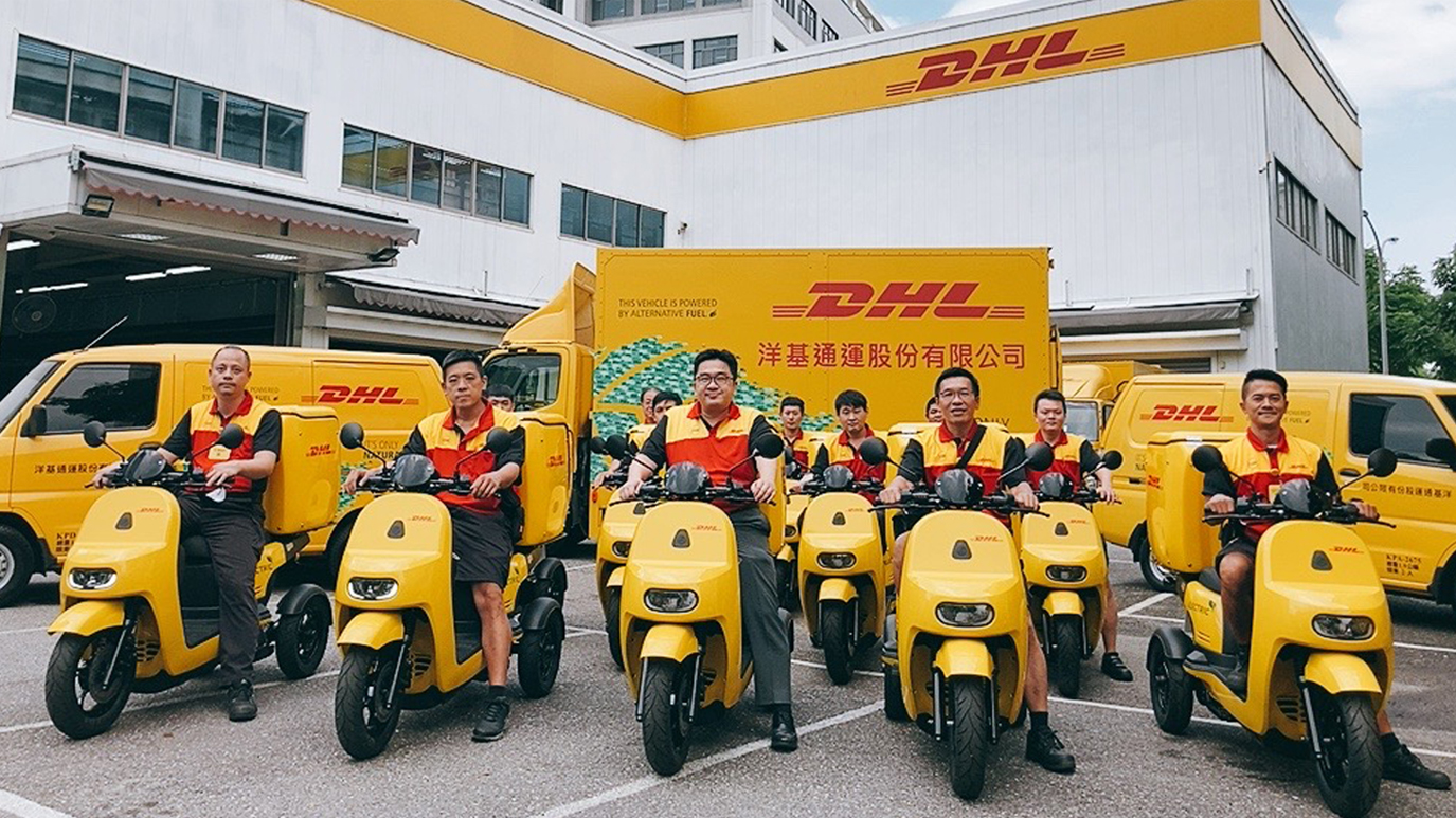 DHL Express Reduces Carbon Emissions With 12 New Electric Scooters in  Taiwan - DHL - Taiwan