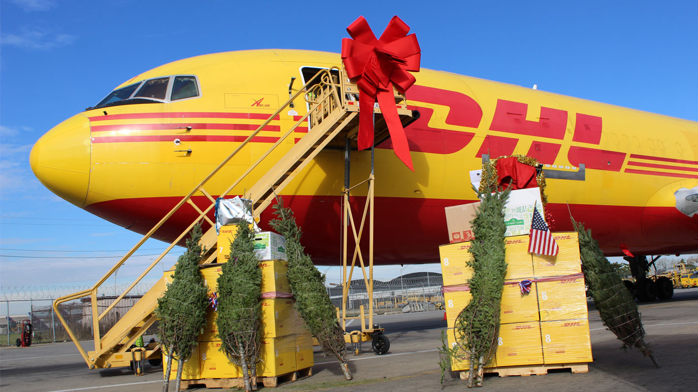 DHL Operation Holiday Cheer Delivers Hundreds of Christmas Trees and