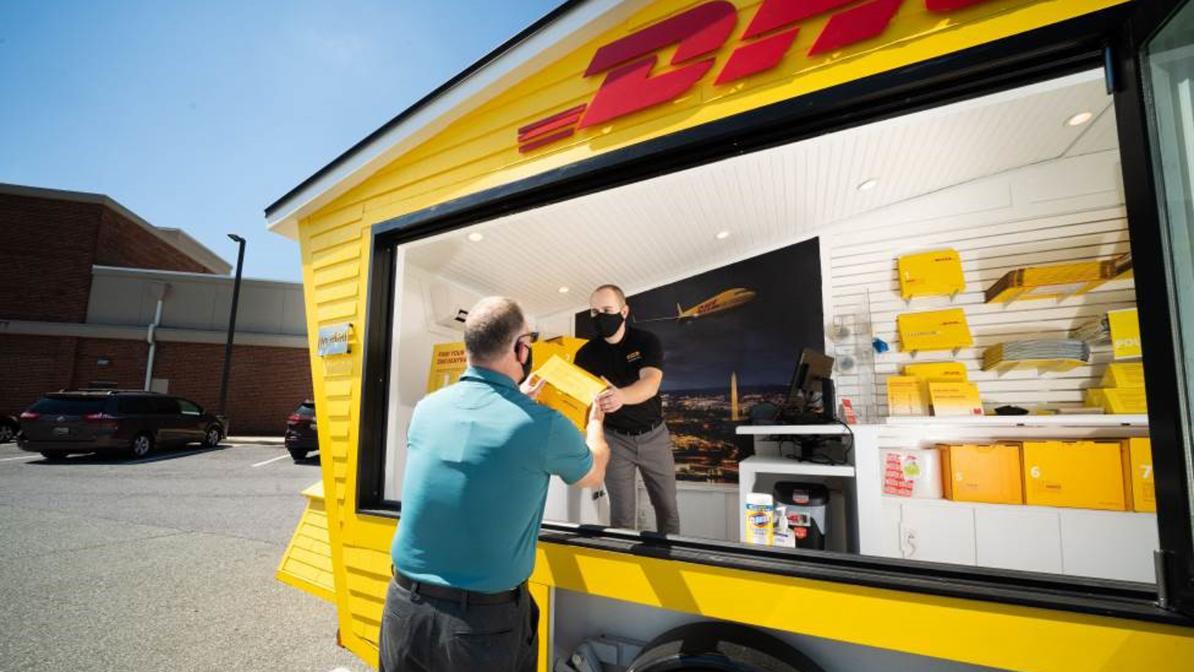 DHL Opens Firstofitskind Mobile Popup Store DHL