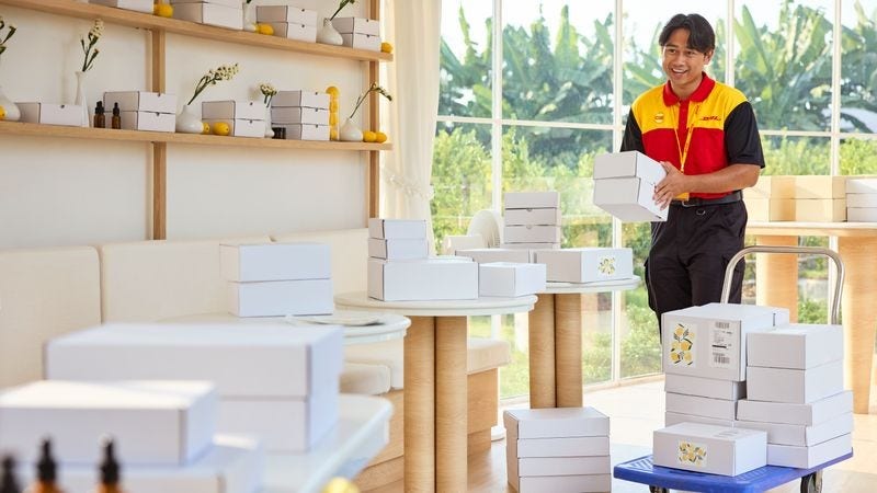 dhl international shipping for filipino makeup