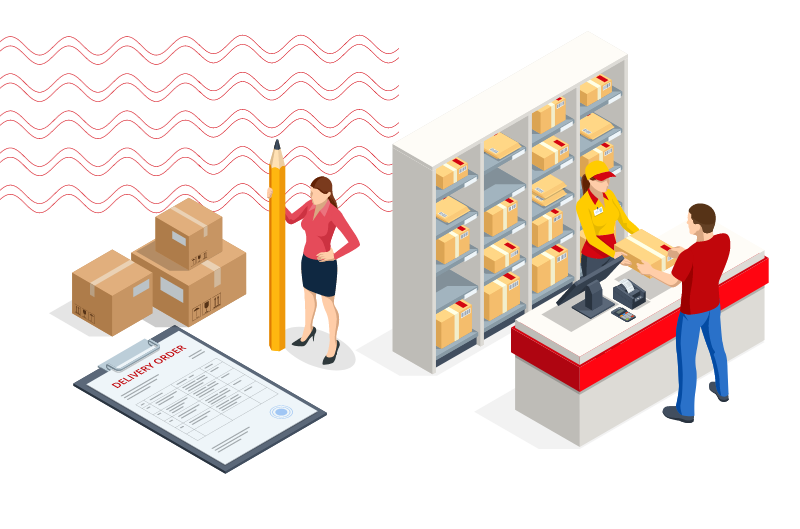 graphic of DHL logistics activities