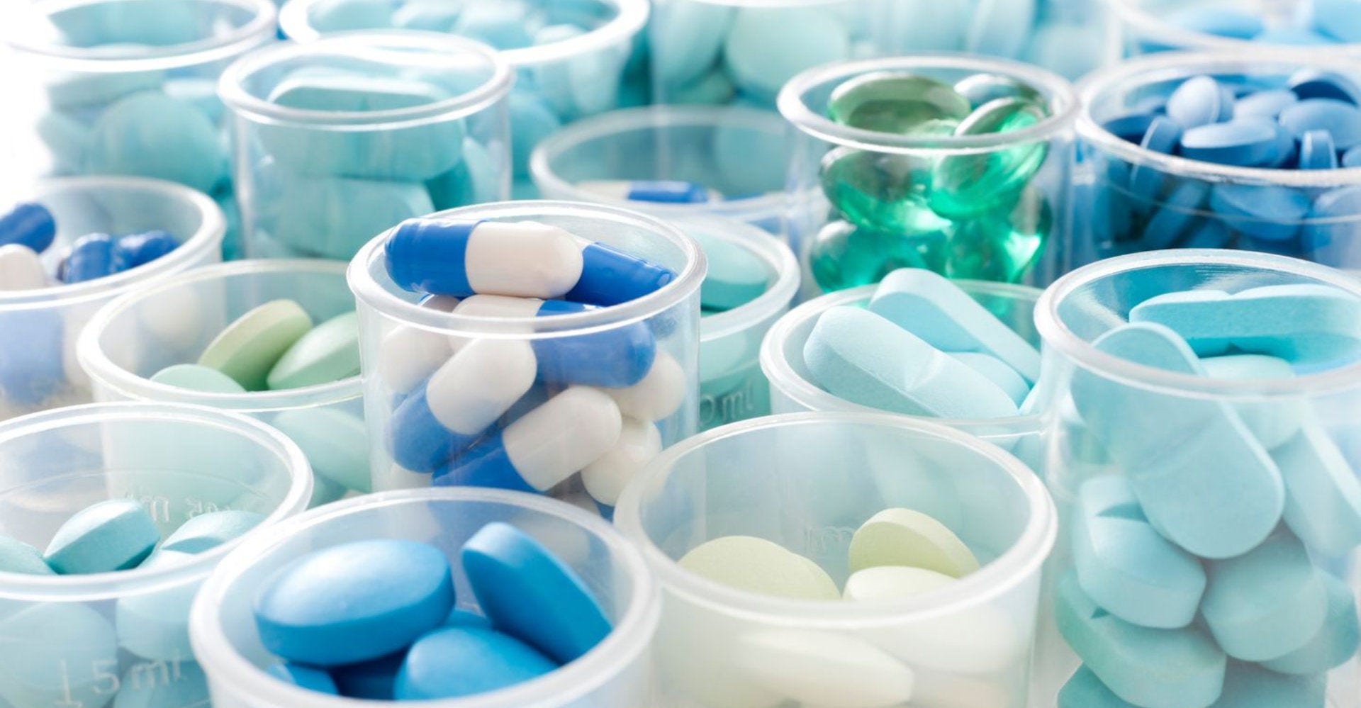 organized pills for packing