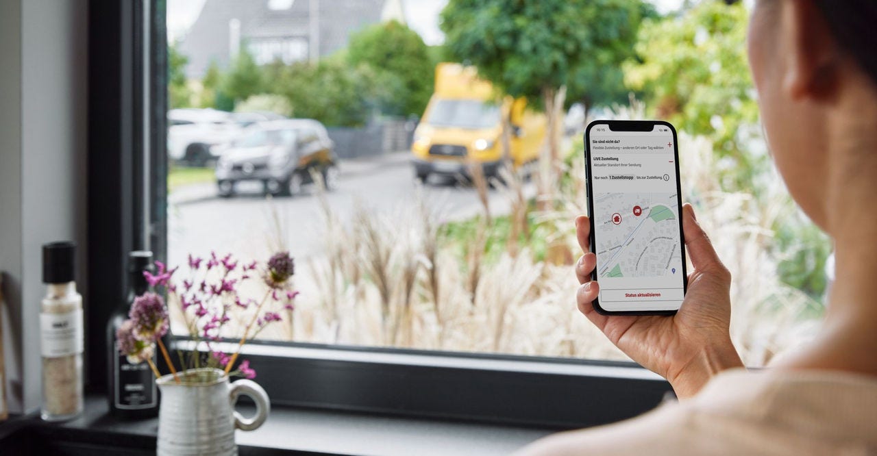 customer tracking with dhl on demand delivery