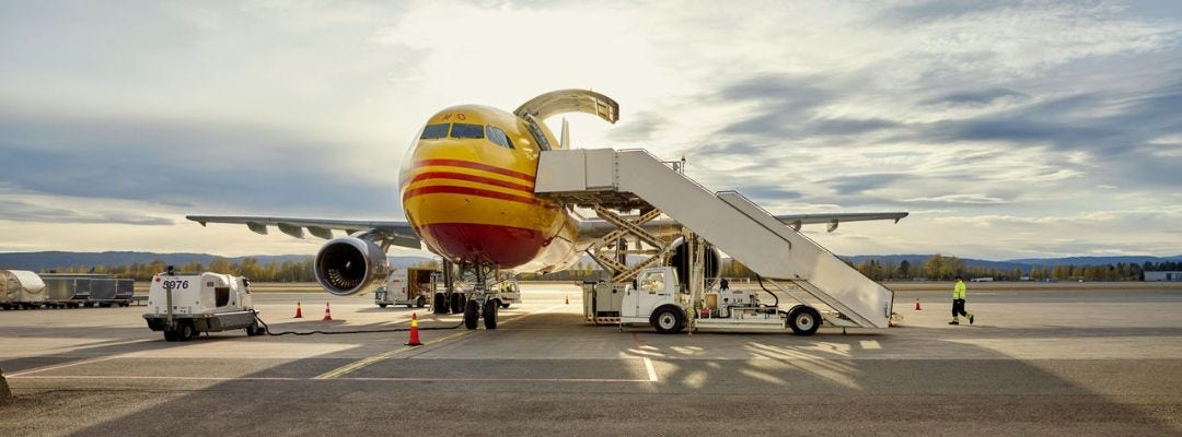 Inline Staticts  (1080 x 400 px) - DHL Aircraft