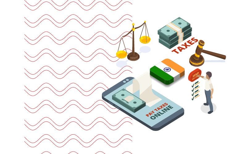 grafické znázornění daní