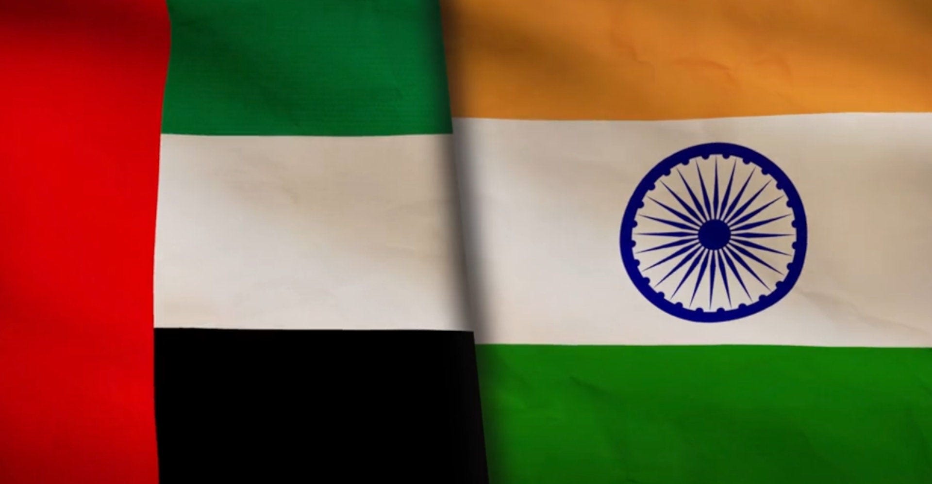 india and uae flag