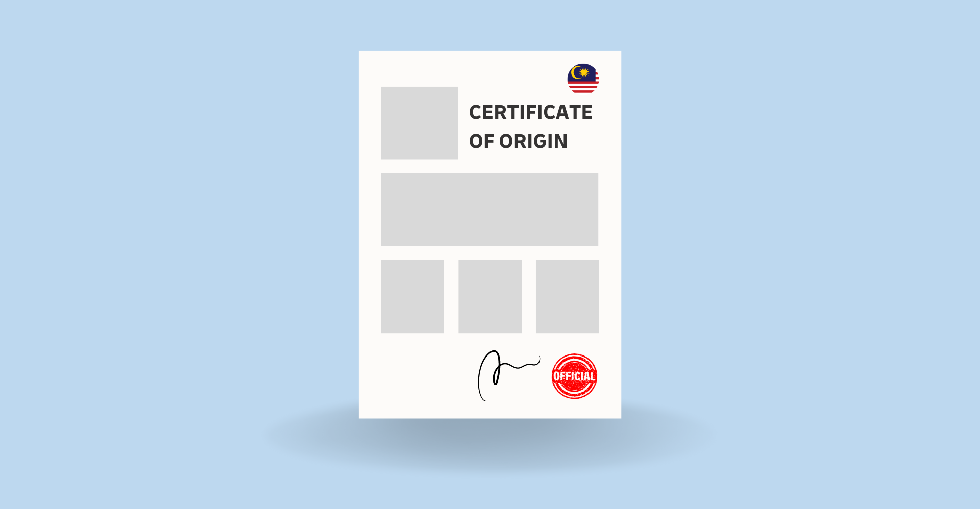 COO Certificate of Origin Malaysia