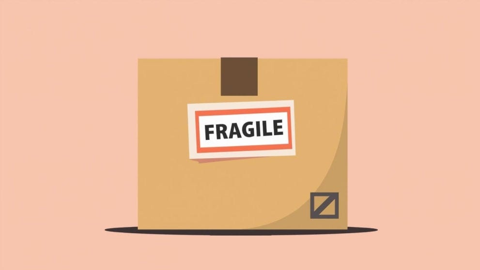 graphic of a fragile package