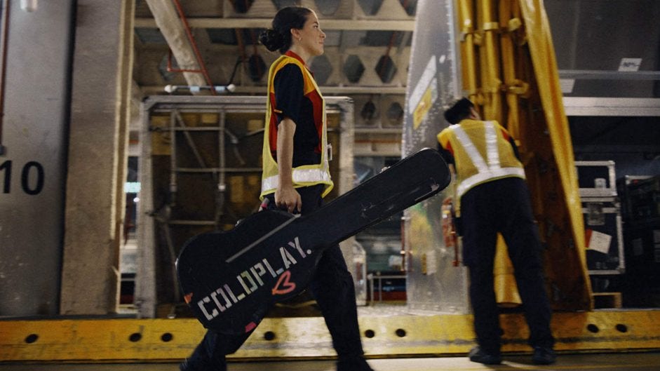 Coldplay 由 DHL 提供