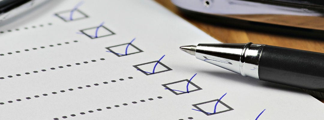 kuglepen der afkrydser checkliste