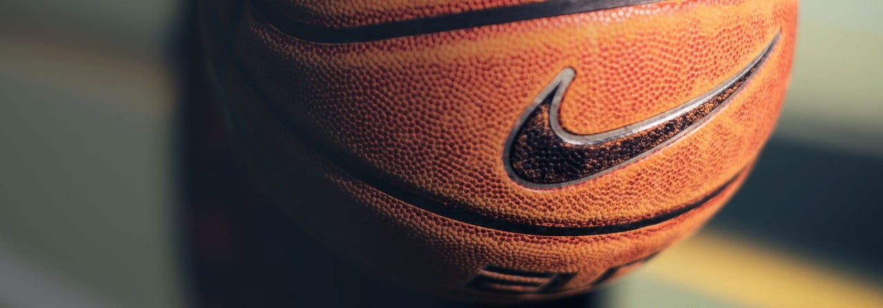 Nike branded basketball