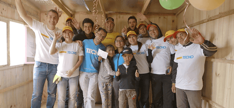group of volunteers
