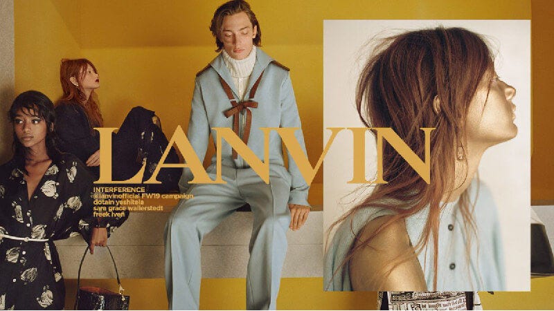 Lanvin magazine cover