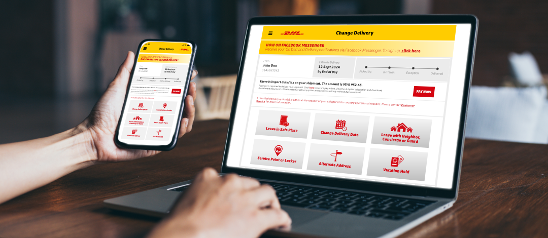 On-Demand Delivery on Desktop and Mobile
