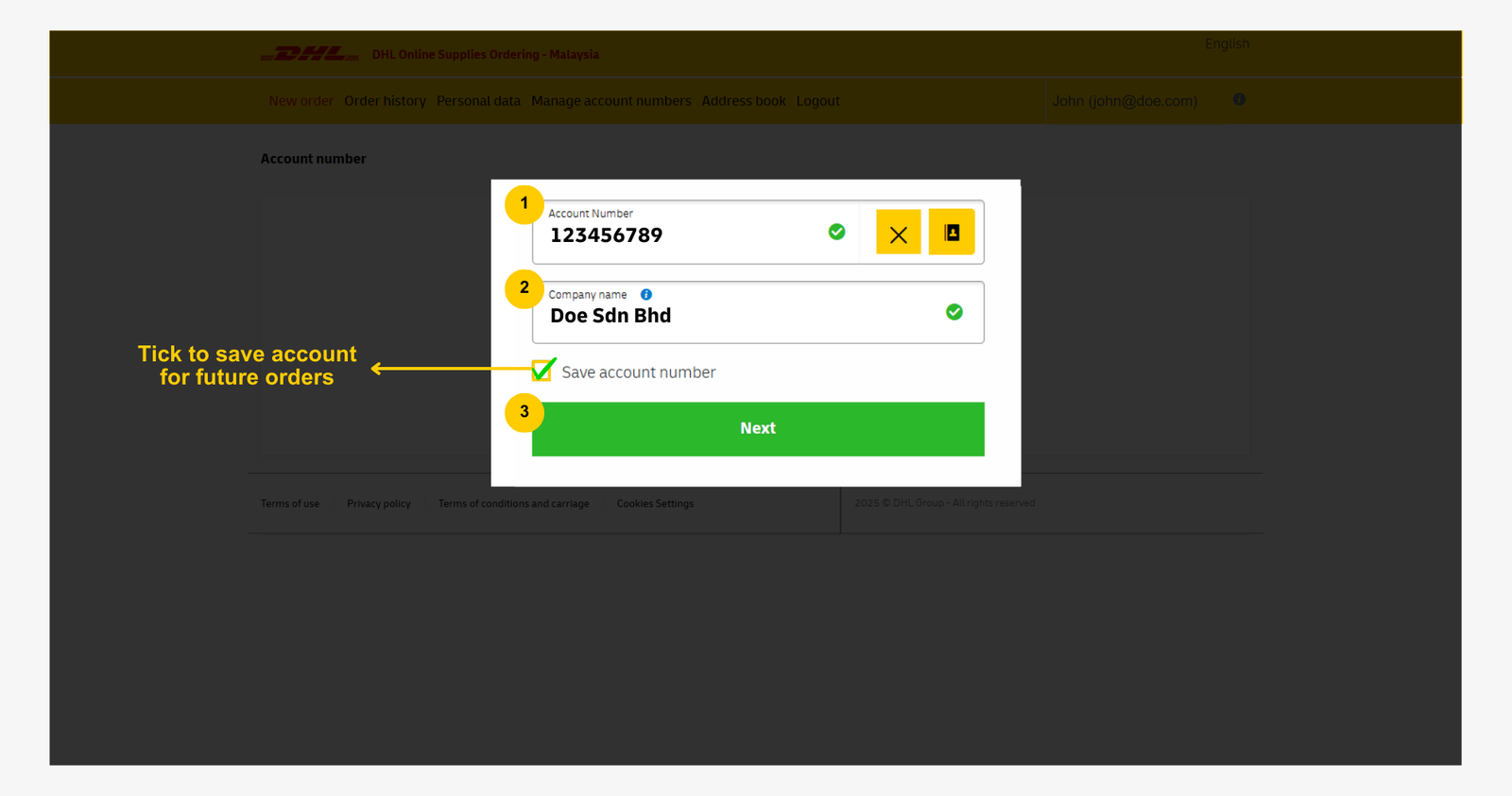 How to Order DHL Shipping Supplies