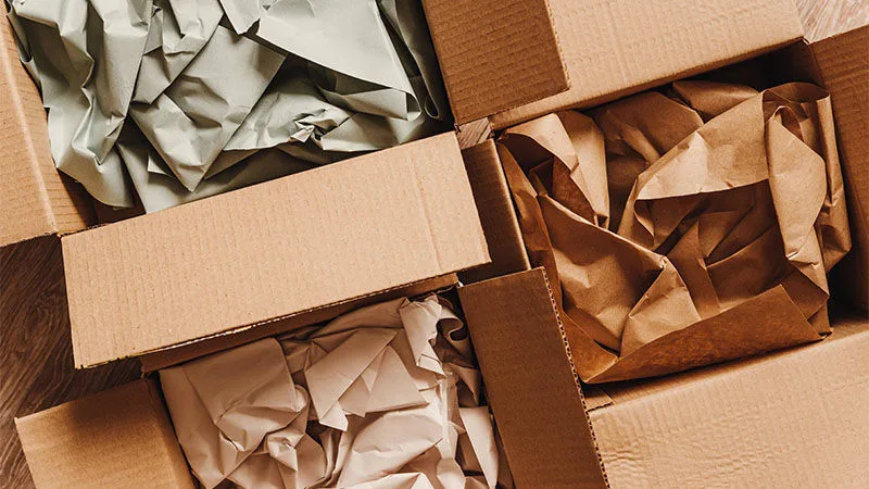 brown packaging